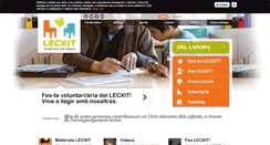 Desktop Screenshot of lectura.cat